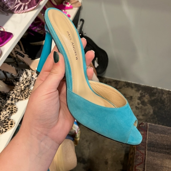 Sz 35.5 36 and 37.5 NIB $795 Paul Andrew mules